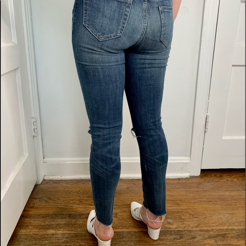 ABLE Ripped Knee High Rise Skinny Jeans - Picture 5 of 8